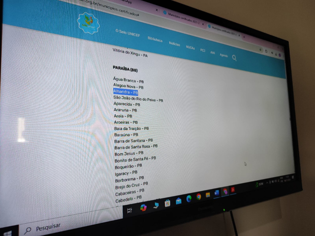 Alhandra conquista o Selo UNICEF e celebra avanços em saúde, educação e proteção social
