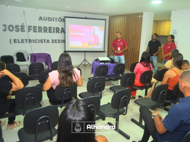 Encontro reuniu empreendedores de Alhandra em palestra sobre como se tornar um Empreendedor de Sucesso