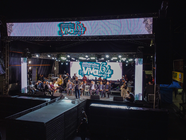 Show gospel de Nani Azevedo abre as festividades de Emancipação de Alhandra com grande celebração em agradecimento pelos 64 anos 