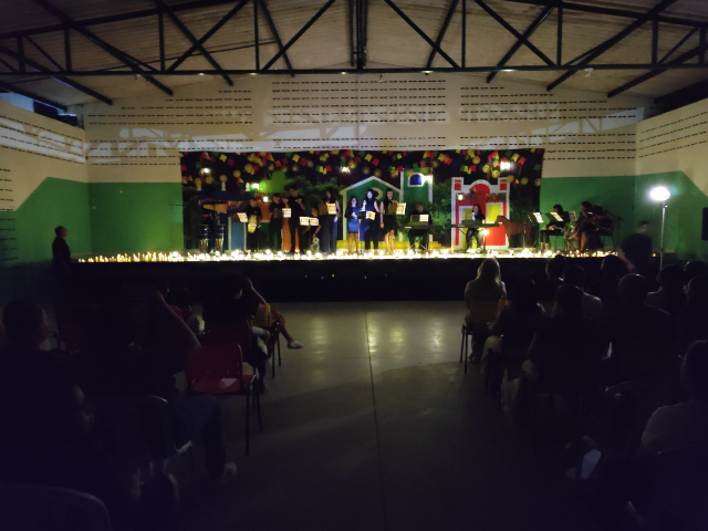 Garoto Cidadão encanta Alhandra com apresentação cultural no Centro Social Gilberto Valério
