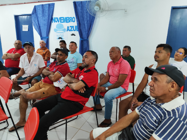 Ação de Saúde em Alusão ao Novembro Azul é realizada com o apoio do NASF, na UBS Mata Redonda II, em Mata Redonda, Alhandra