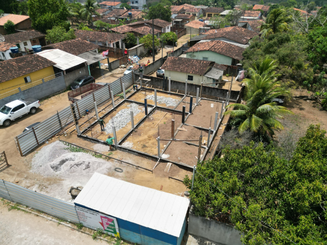 Prefeitura de Alhandra avança nas obras da Cozinha Comunitária no bairro Oiteiro

