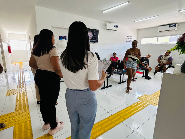 Palestra sobre saúde mental é realizada na UBS Salgadinho em Alhandra
