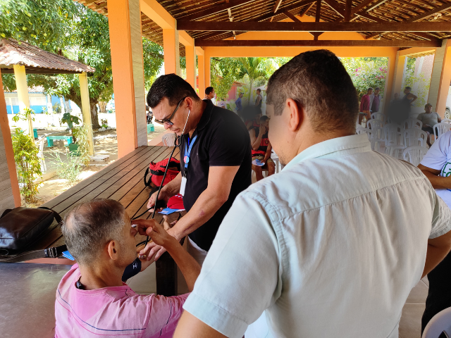 Prefeitura de Alhandra reforça ações de saúde para os assistidos da Fazenda da Esperança Masculina no Novembro Azul
